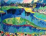 Famous Hole Paintings - Island Hole at Sawgrass
